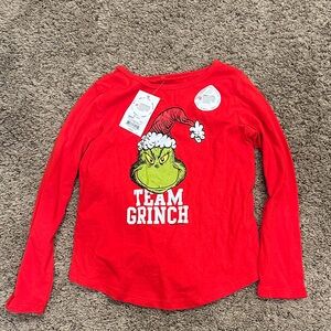 Kohl's Red Team Grinch Girls Family Fun Long Sleeve Shirt